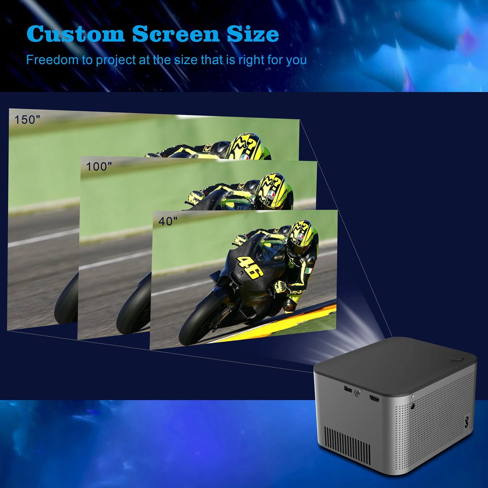 Mandy Mx350 Smart Projector